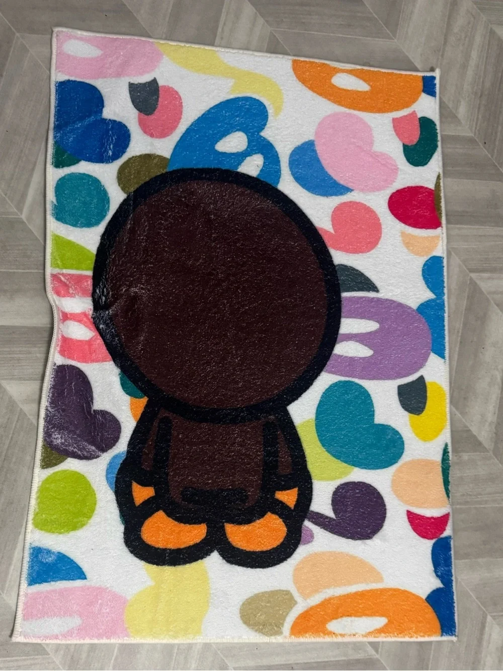 Colorful Cartoon Character Accent Rug - Multicolor - Picture 1 of 1